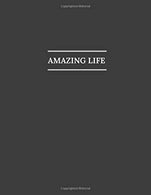 Amazing Life: Minimalist Notebook.  Simple Notebook. Notebook For Business Women. Daily Business Notebook. Black Cover (110 Pages. Lined Paper. 8.5
