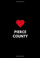 Pierce County: College Ruled Lined Notebook to Write In. USA Gift Journal 7" x 10"