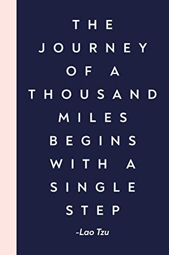 Journal: 6 x 9" Notebook with 114 College Ruled Pages for Thoughts. Observations. and Reflections with an Uplifting Inspirational Cover Quote