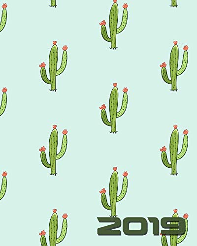 2019: 8"x10" Daily and Weekly Agenda Planner and Organizer V20