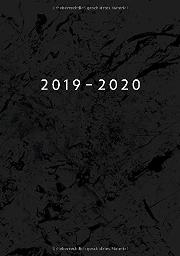2019 - 2020: Wochenplaner M&auml;rz 2019 bis Dezember 2020 | Kalender 1 Woche auf 1 Seite | DIN A5 Format Terminkalender Planer | Soft Cover Edel Sc