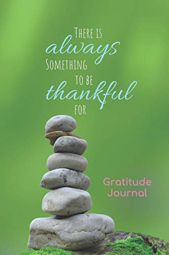 Gratitude Journal: Thankful Notebook Diary with 5 Minute Daily Writing Prompts | Cute Quote Stone Balance Design