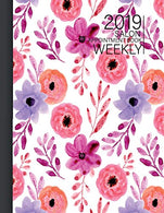 Weekly book appointment salon 2019: Calendar Monthly 52 Weeks Monday To Sunday 7AM To 8PM Planner Organizer 15 Minutes Sections For Salons. Spas. Ha