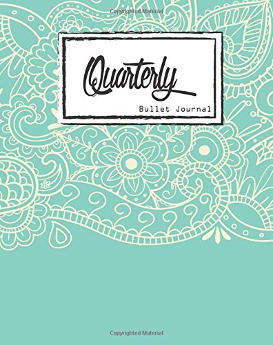 Bullet Journal: Dot Grid. Light Blue Mandala Cover Notebook. 8" x 10". 90 Page: Inspiring your ideas and tips for hand lettering your own