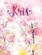 Kris: Personalized Journal - A Pink Cherry Blossom Diary