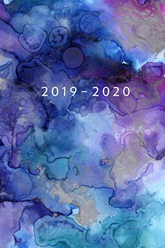 2019 - 2020: Weekly Planner Starting May 2019 - Dec 2020 | 6 x 9 Dated Agenda | Appointment Calendar | Organizer Book | Soft-Cover Watercolor