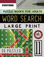 Word Search Puzzle Books for Adults Large Print: FunTime Activity Book | brain teasers wordsearch Puzzle (Find a Word for Adults junior & Senior
