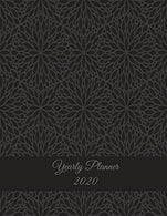 Yearly Planner 2020: Art Vintage Floral. Yearly Calendar Book 2020. Weekly/Monthly/Yearly Calendar Journal. Large 8.5" x 11" 365 Daily jou